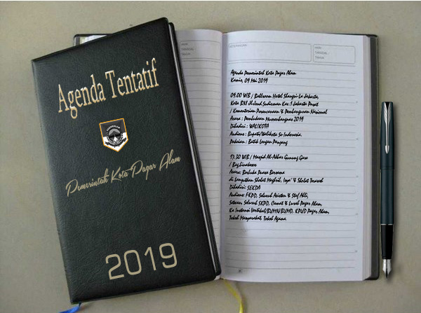 Agenda Tentatif Pemerintah Kota Pagar Alam